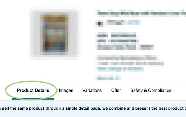 Edit product details