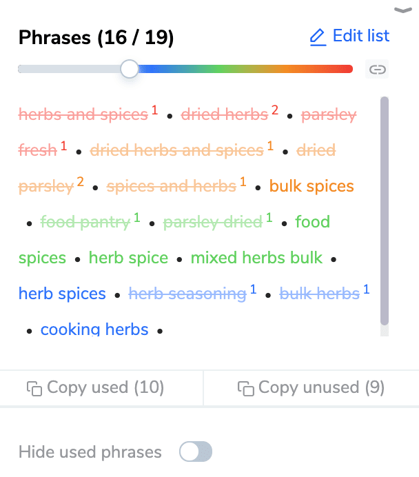 Scribbles crosses out words