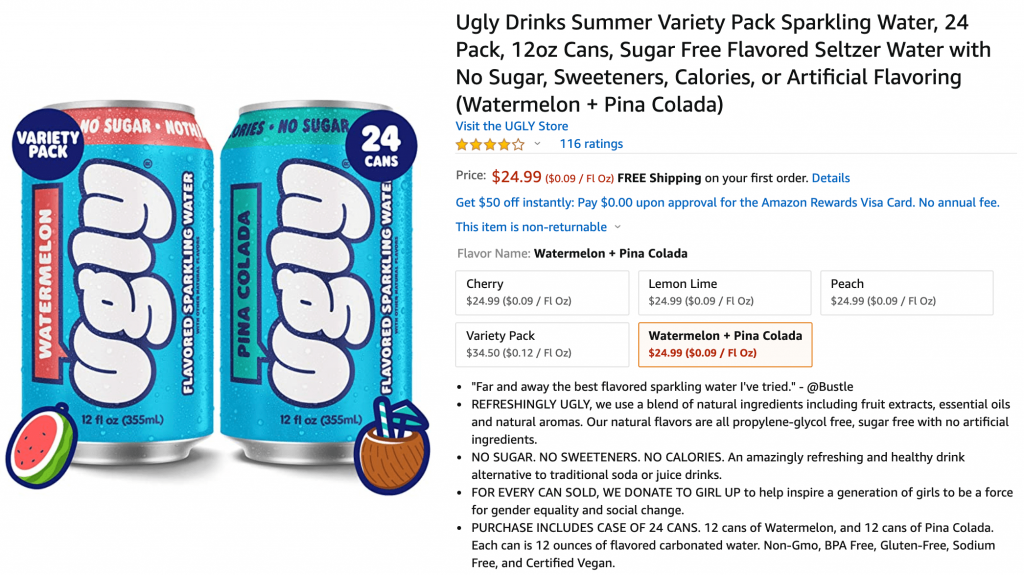 Ugly Drinks Summer Variety Pack