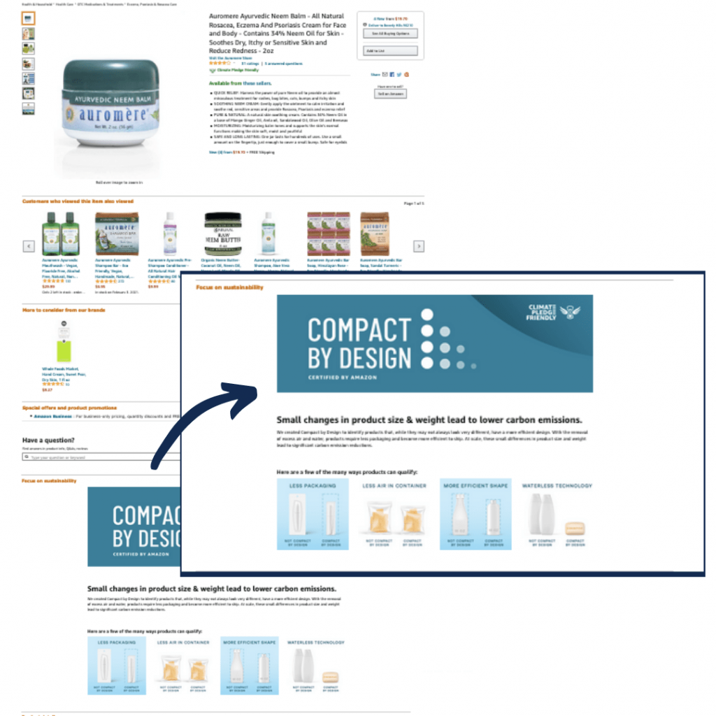 compact by design integration product detail page