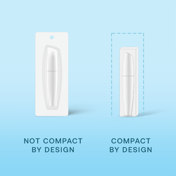 compact by design less packaging