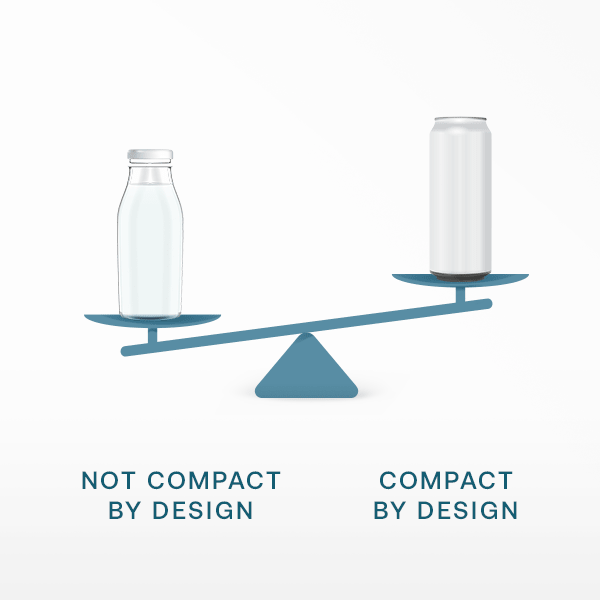 compact by design less weight
