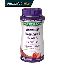 Amazon's Choice Badge example for vitamin gummies