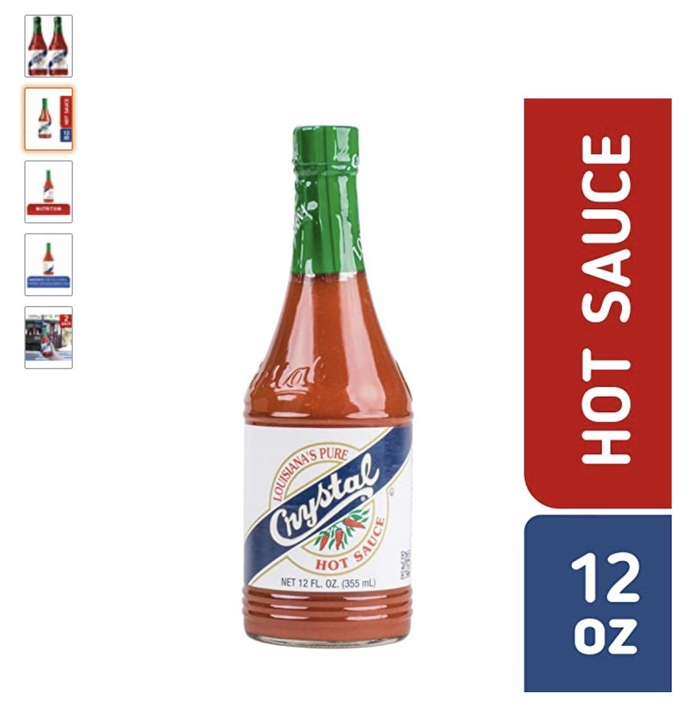 Crystal Pure Hot Sauce what not to do in an Amazon infographic