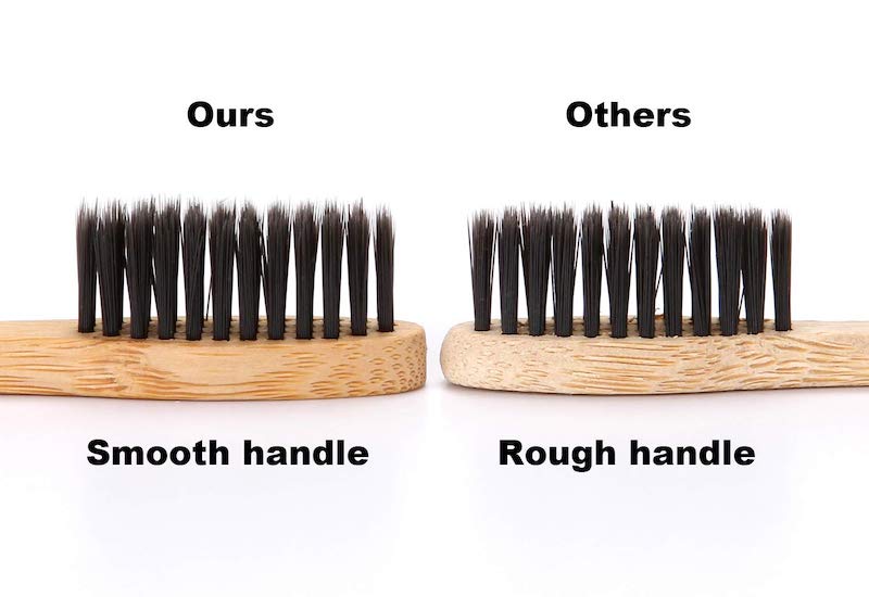 Isshah Biodegradable Eco-Friendly Natural Bamboo Charcoal Toothbrushes example