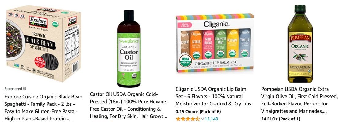 usda organic title