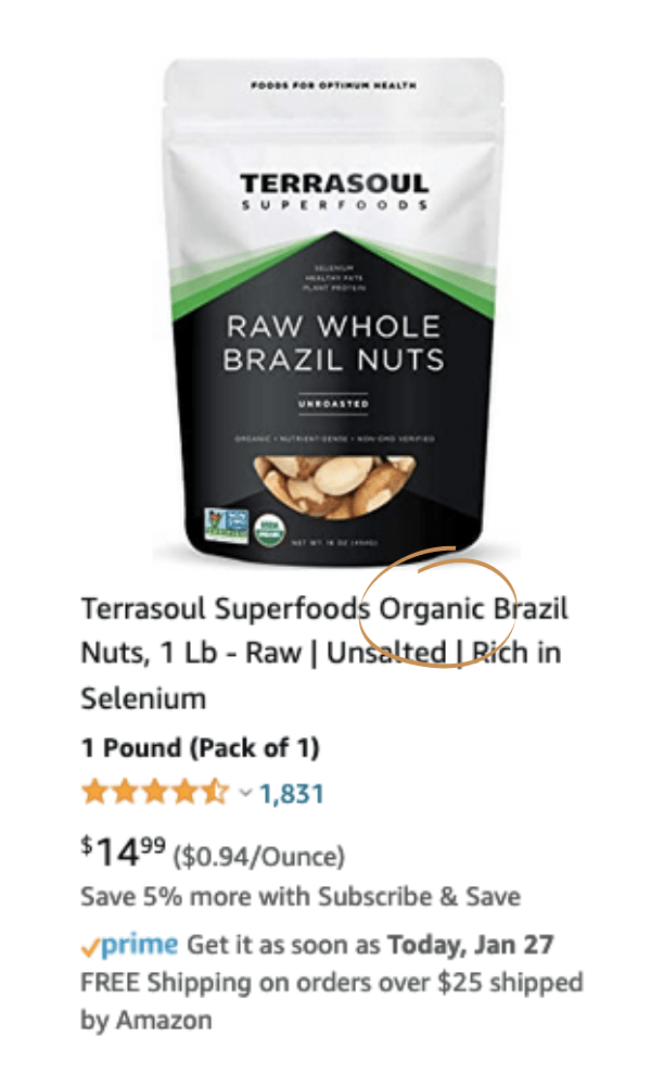 terrasoul organic title