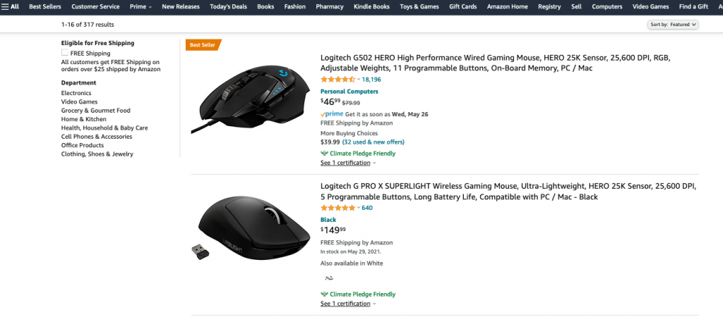 carbonneutral on amazon