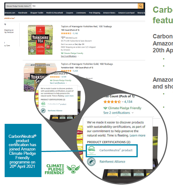 carbonneutral on amazon