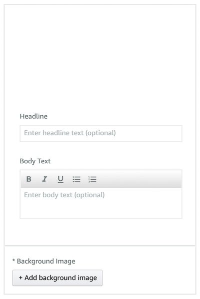 Amazon brand focus module