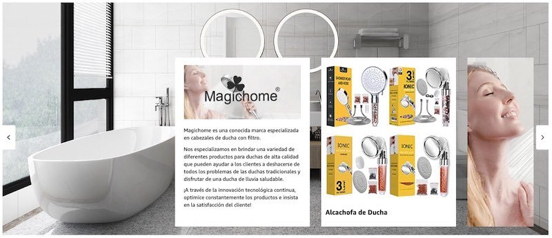 Magichrome shower handles amazon brand story example
