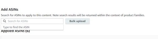 search for the asin