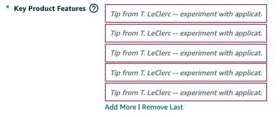 How to add bullet points to your amazon product description