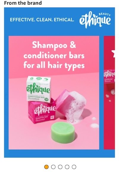 ethique shampoo and conditioner bars