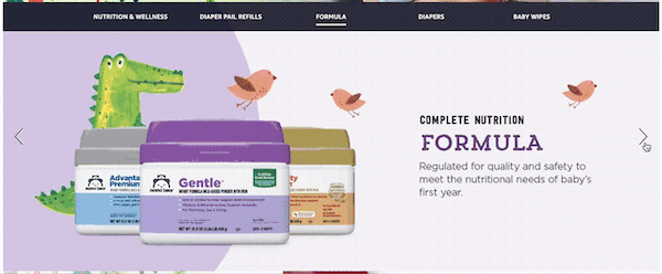 Mama Bear kids multivitamin premium a plus content carousel example