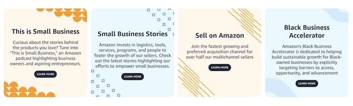 Amazon is expanding support to underserved businesses