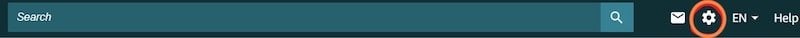 Select the setting cog symbol in seller central