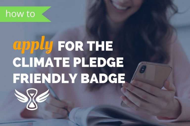 how to apply for the amazon climate pledge friendly badge through seller central