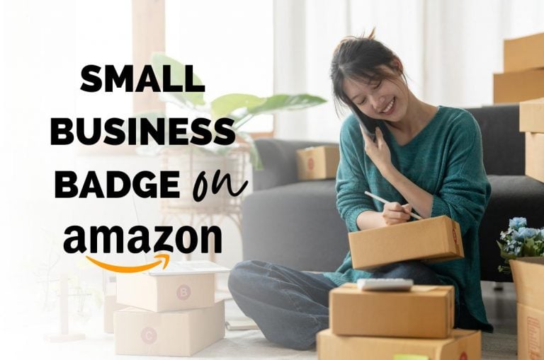 how to get the amazon small business badge