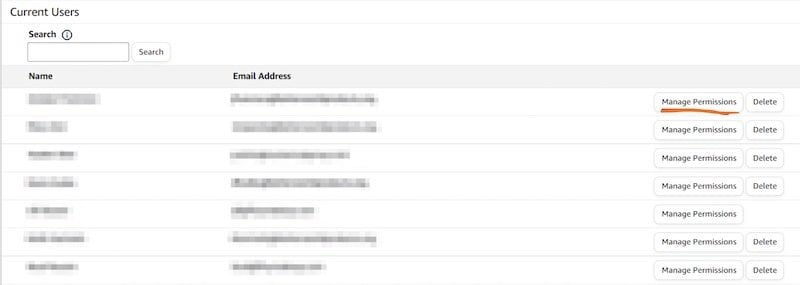 manage permissions
