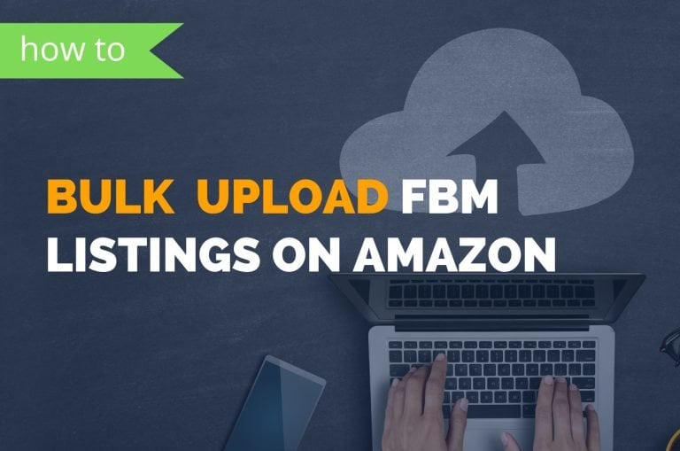 bulk upload FBM listings on amazon