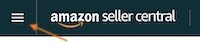select the hamburger menu in seller central