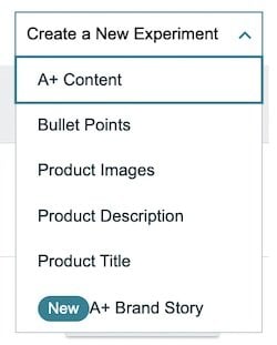 amazon has just added ab testing on brand story