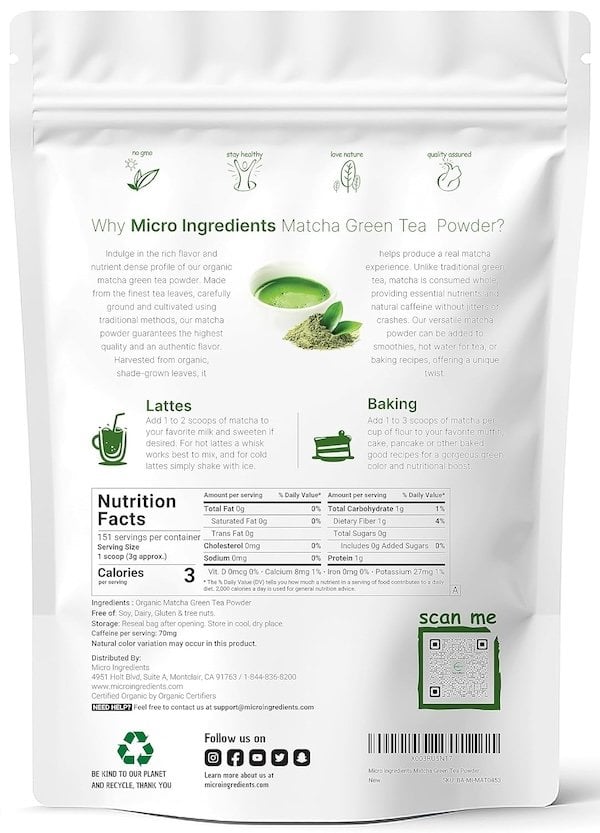 back side of the product packaging on amazon