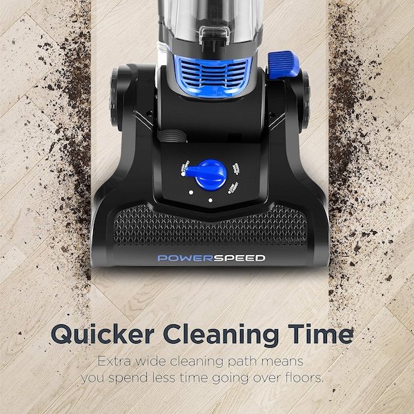 vaccum cleaner close up in use