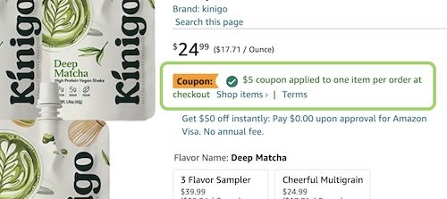 Apply coupon on product listing to convert more customers
