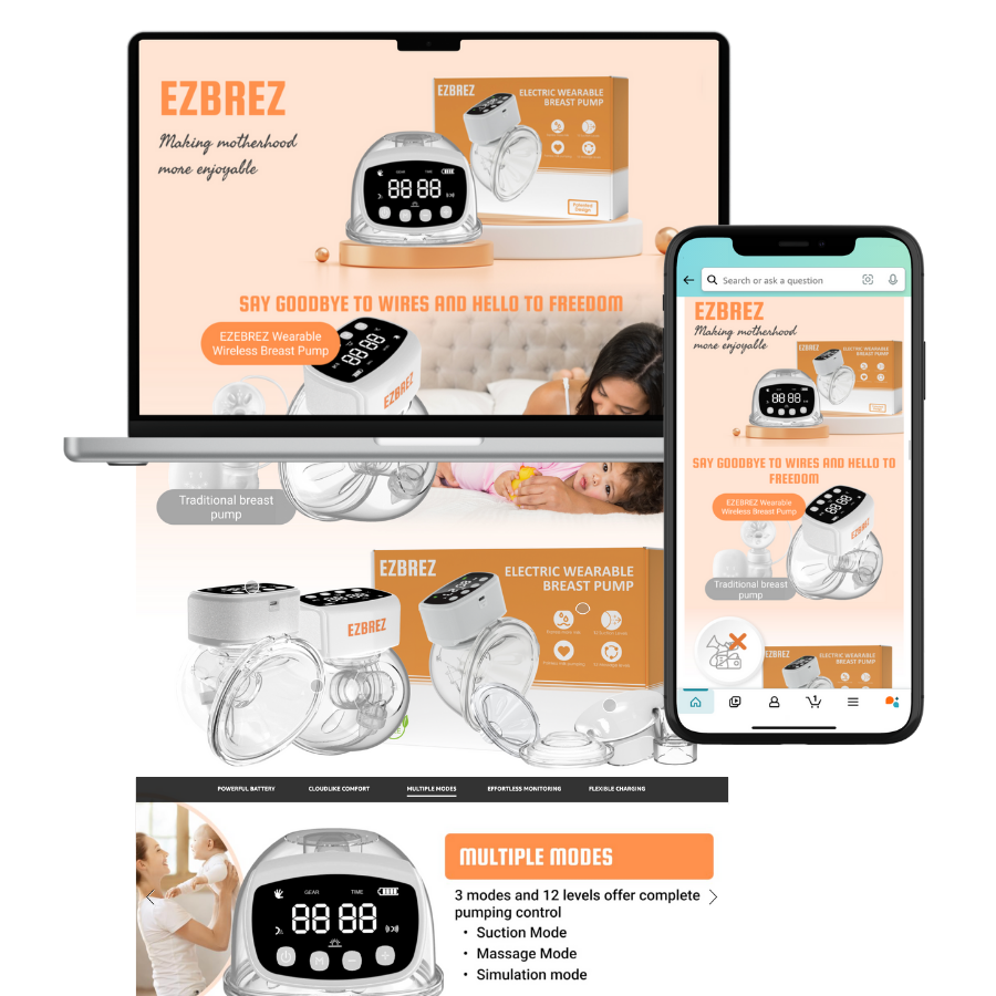 electric breast pump content example