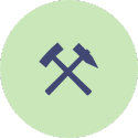 harvesting and mining icon